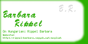 barbara rippel business card